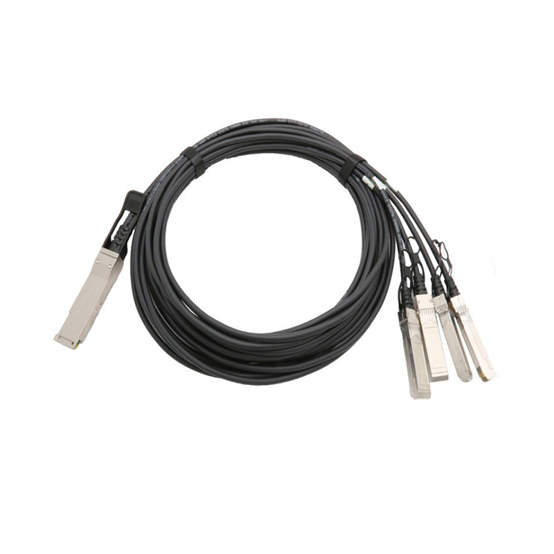 100G-QSFP28-Pasywny kabel-DAC-z odcięciem-(QSFP28-to-4-x-SFP28)